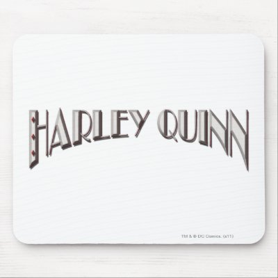 Harley Quinn - Logo mousepads