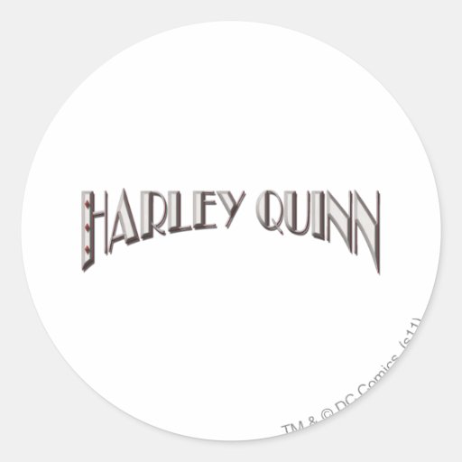 Harley Quinn - Logo Sticker | Zazzle