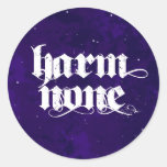 Harm None Stickers