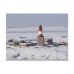 Harmaja Lighthouse Helsinki Finland Postcard