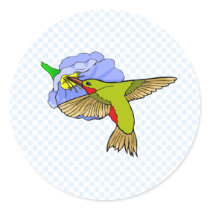 Harmon Hummingbird stickers by BisforBirds Harmon Hummingbird stickers