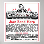 Harmonica Ad Poster posters