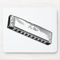Harmonica/Blues Harp Mouse Pad
