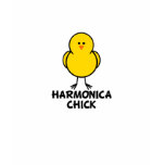 Harmonica Chick t-shirts
