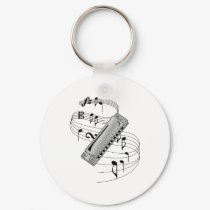 Harmonica keychains