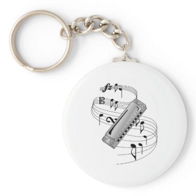 Harmonica keychains