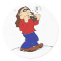 Harmonica Man Sticker by slowtownemarketplace Harmonica Man Sticker