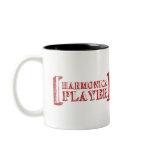 Harmonica Player Coffee Mugs