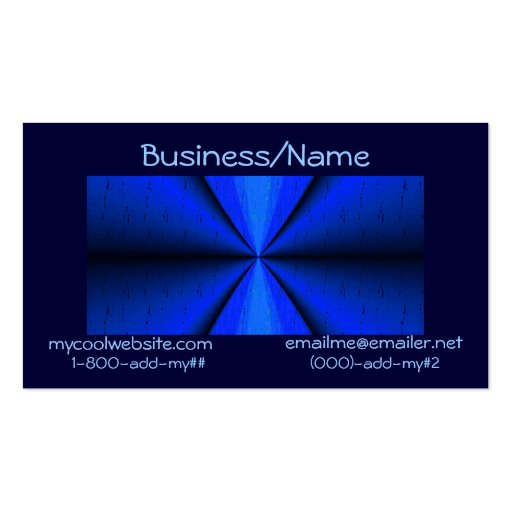Harmonious Business Card (front side)
