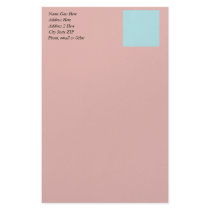 Harmonious Color Combination Mix Template Custom Stationery