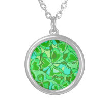 harmonious shamrocks necklaces