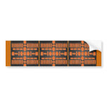 HARMONY  -  Futuristic Stepping Stone Patterns Bumper Sticker