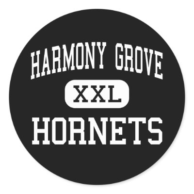 Harmony Grove - Hornets - High - Camden Arkansas Stickers by customteamsportswear