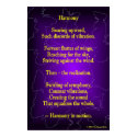 Harmony (poem) posters