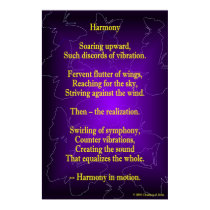 Harmony (poem) posters