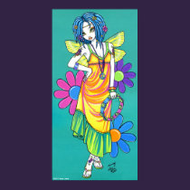 "Harmony" Rainbow Flower Child Fairy Poster posters