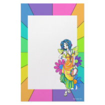 "Harmony" Rainbow Flower Child Fairy Stationery