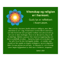 Harmony Science Religion (Norwegian) Posters