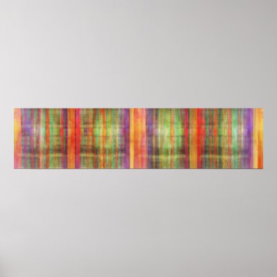 Modern Living Room  on Harmony Stripes Abstract Modern Art Poster Print By Abstractionsarts