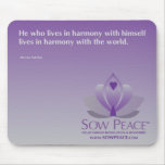 Harmony with the world. mouse pads