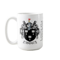 Harms Family Coat of Arms Mugs
