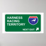 Harness Racing Next Exit Poster