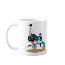 Harness Racing Ostrich Coffee Mugs