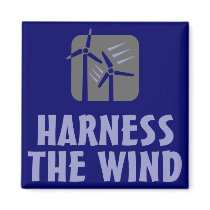 Harness the Wind (3) magnets