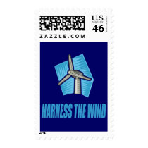 Harness the Wind Postage Stamp