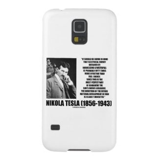 Harnessing A Waterfall Sun's Energy Tesla Quote Galaxy S5 Cases