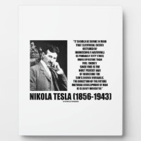 Harnessing A Waterfall Sun's Energy Tesla Quote Plaques