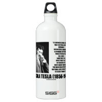 Harnessing A Waterfall Sun's Energy Tesla Quote SIGG Traveler 1.0L Water Bottle