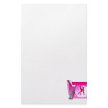 Harp and Dancers Pink Version Graphic Image stationery