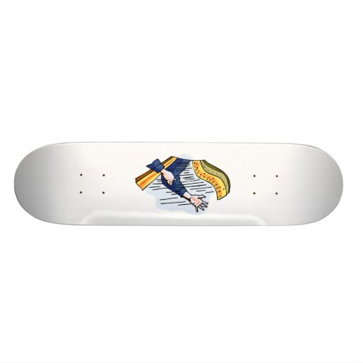 Harp and Hands closeup graphic image design Skateboard Decks
