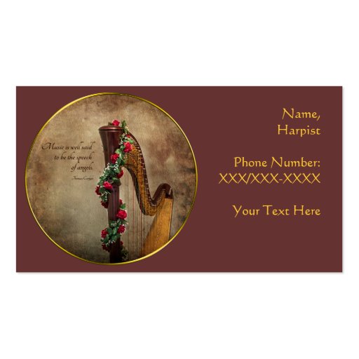 Harp Business Card (front side)