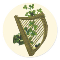 Harp & Clover - Sticker