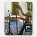 Harp in Living Room mousepad