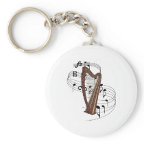 Harp Key Chains