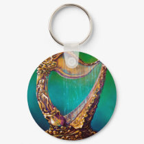 Harp keychains by FunGraphix Harp keychains