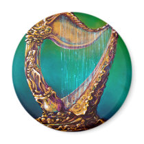 Harp magnets by FunGraphix Harp magnets