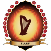 Harp Mandorla Cut Outs