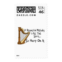 Harp On It postage