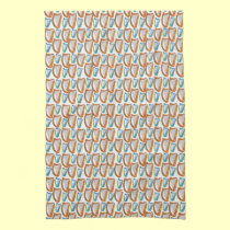 Harp Patterned Towel kitchen towels