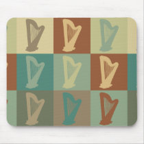 Harp Pop Art Mouse Pads