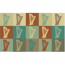 Harp Pop Art Photo Cut Outs
