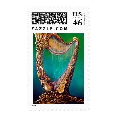 Harp Stamp by FunGraphix