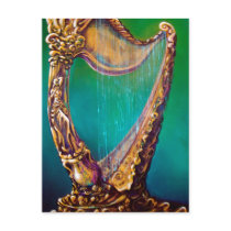 Harp postcards by FunGraphix Harp postcards