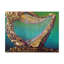 Harp postcards by FunGraphix Harp postcards