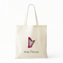 Harp Princess Tote Tote Bag