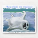 HARP SEAL BABY mousepads
